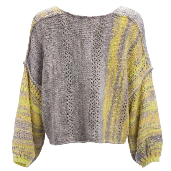 🔥Free People Amethyst Sweater Gray Size Medium - Picture 3 of 4